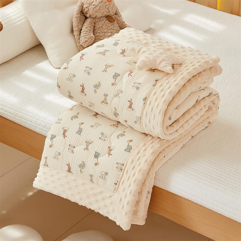 لحاف ضخیم الیاف لایکو رویه پنبه ای طرح عروسکی کد 21131