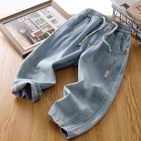 شلوار جین واید ابی کمرنک کمرکش کد 21147