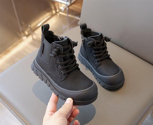 بوت ساقدار بندی ضداب بغل کش رنگ مشکی کد 21154